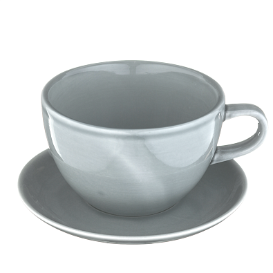 RISE BASE чашка 320 мл. серая